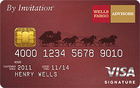 Wells Fargo Advisors By Invitation Visa Signature®